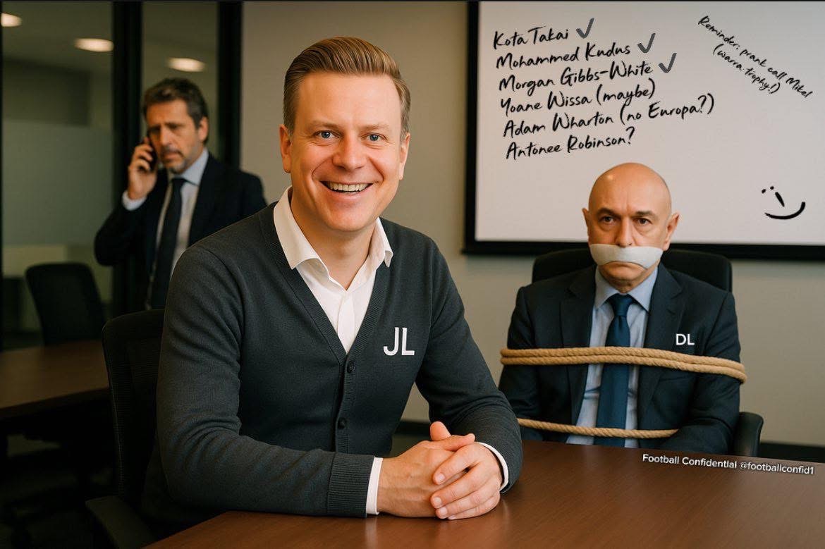 Daniel Levy has been taken hostage.